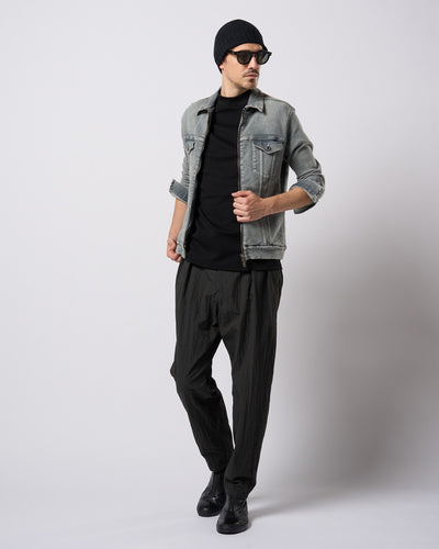 wide tapered slacks