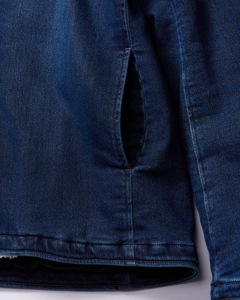 denim jersey hooded riders