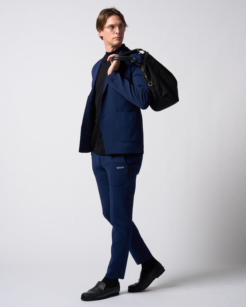 【muta × wjk】function knit jacket (jacquard check)