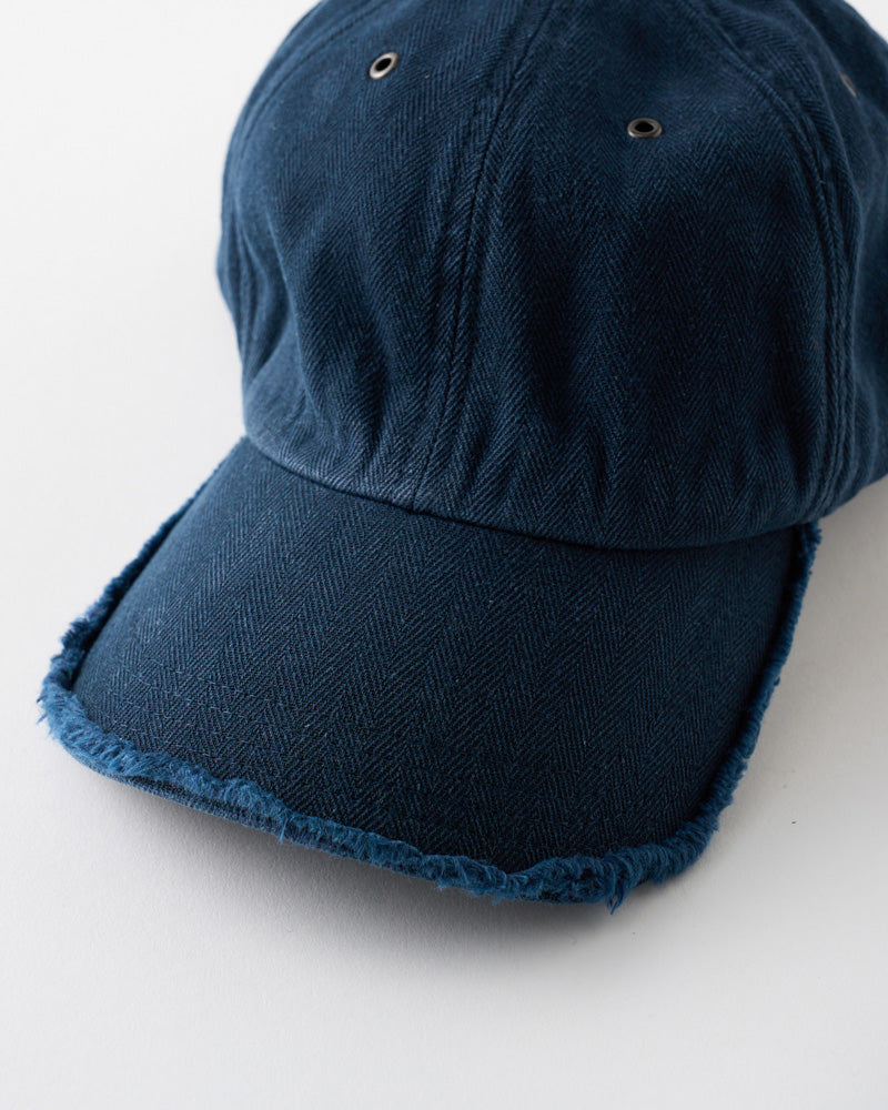 cotton linen herringbone aging B.B.cap