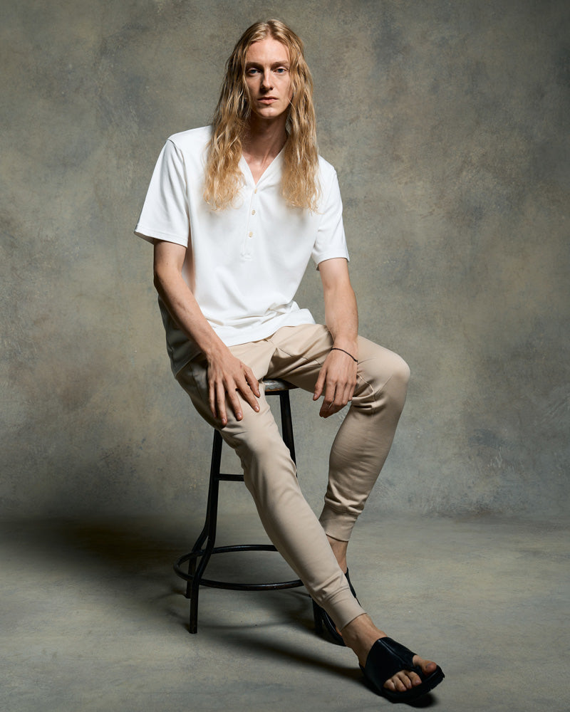 basic rib sweat pants