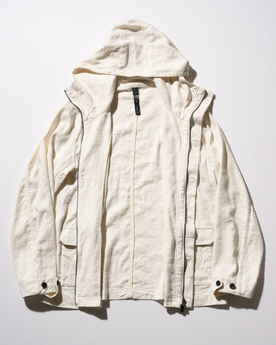 hooded blouson