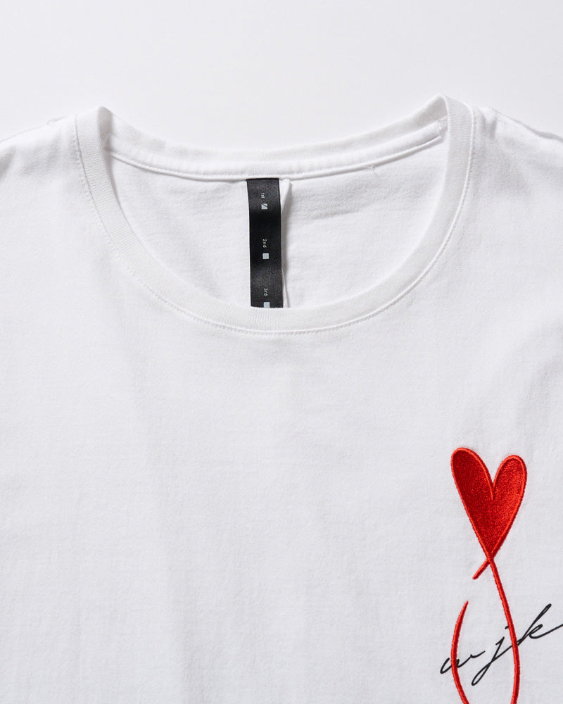 【Maison Honoré Paris × wjk】heart fish cut-off L/S