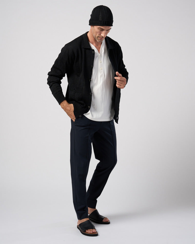 luxury cotton smart collar S/S