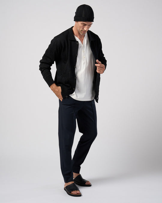 luxury cotton smart collar S/S