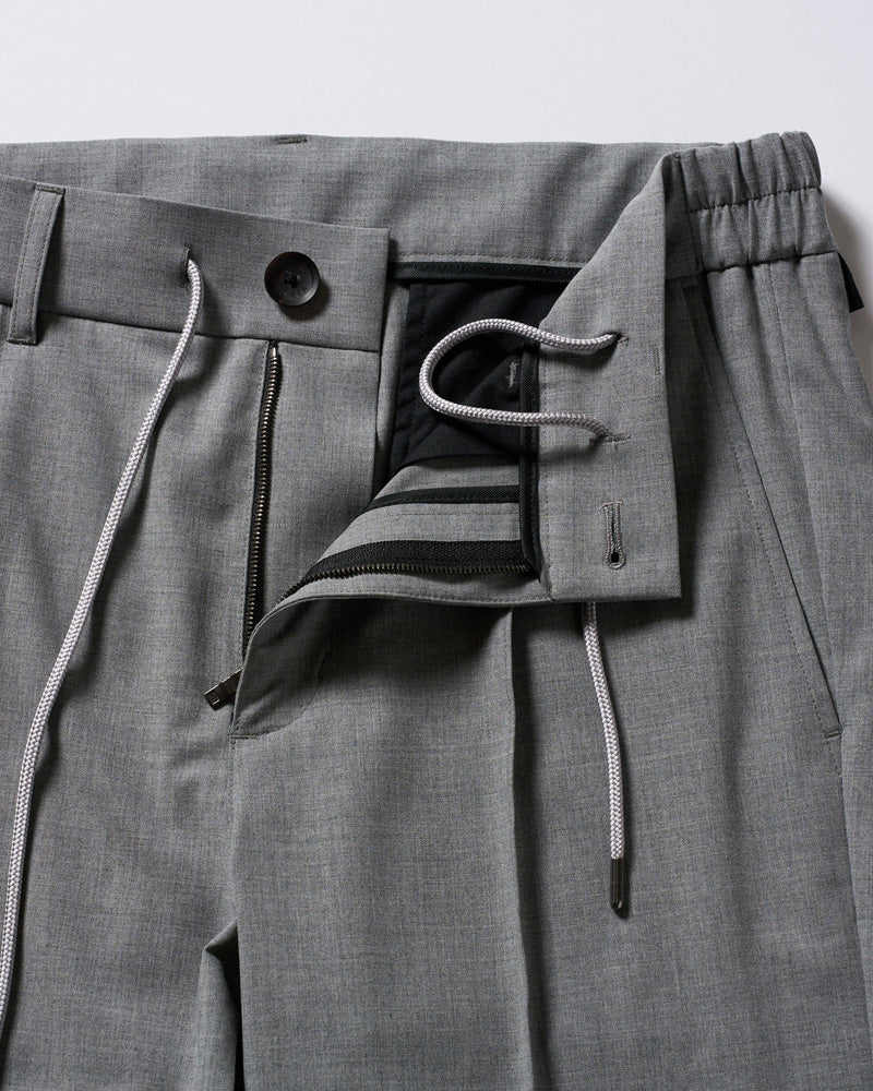 comfort pin-tuck slim slacks