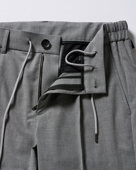 comfort pin-tuck slim slacks
