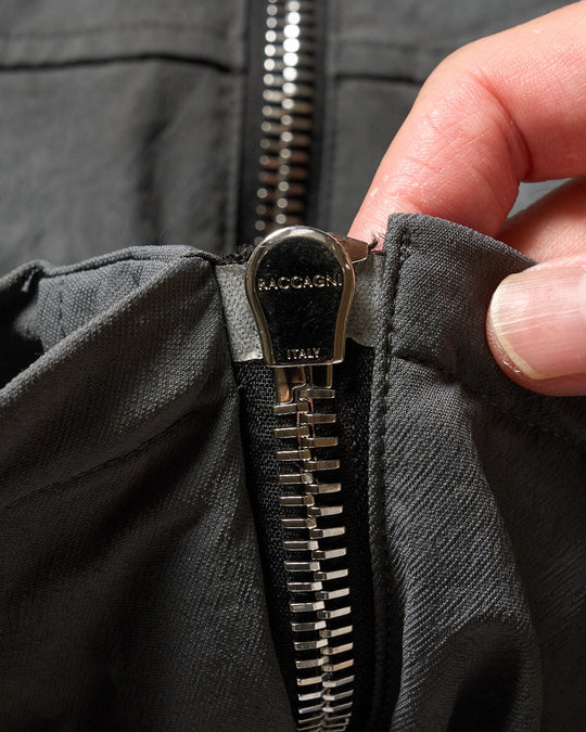 textured nylon short witch blouson