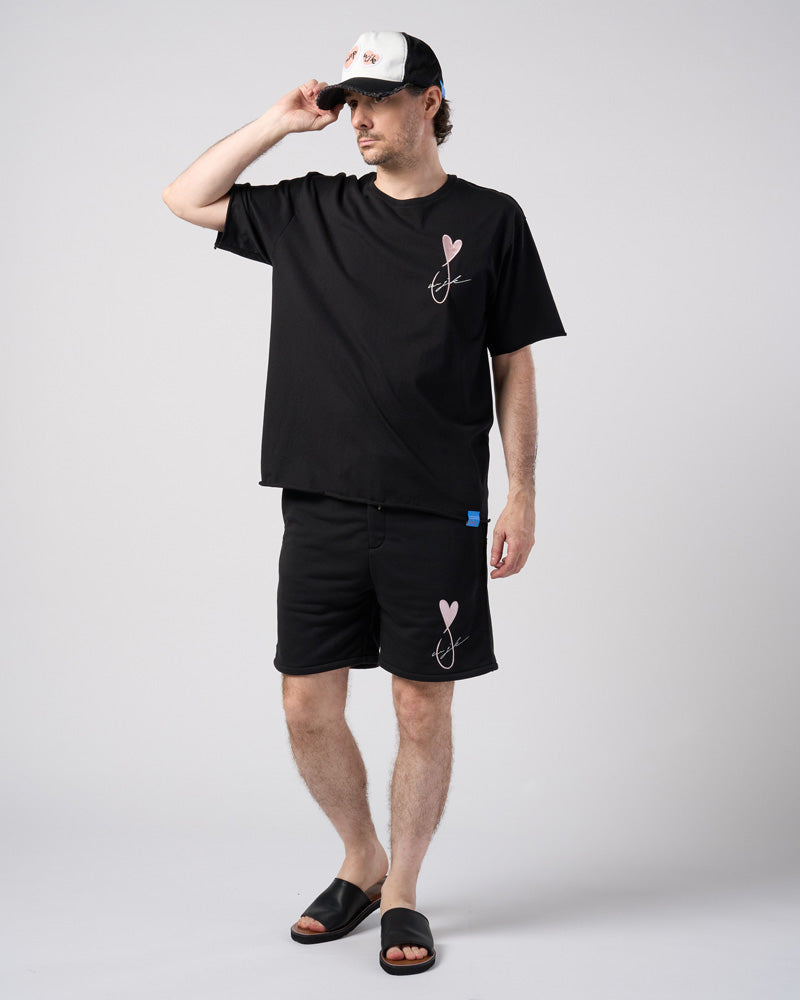 【Maison Honoré Paris × wjk】heart fish dry french terry shorts