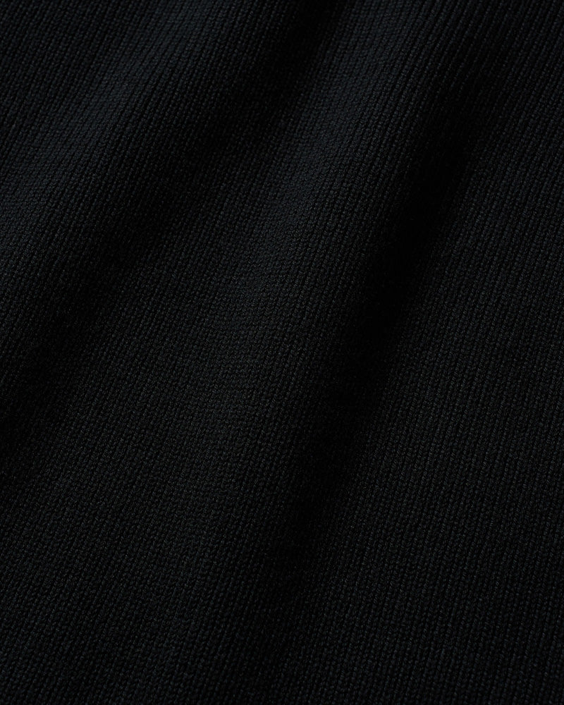 quarter-knit key neck H/S