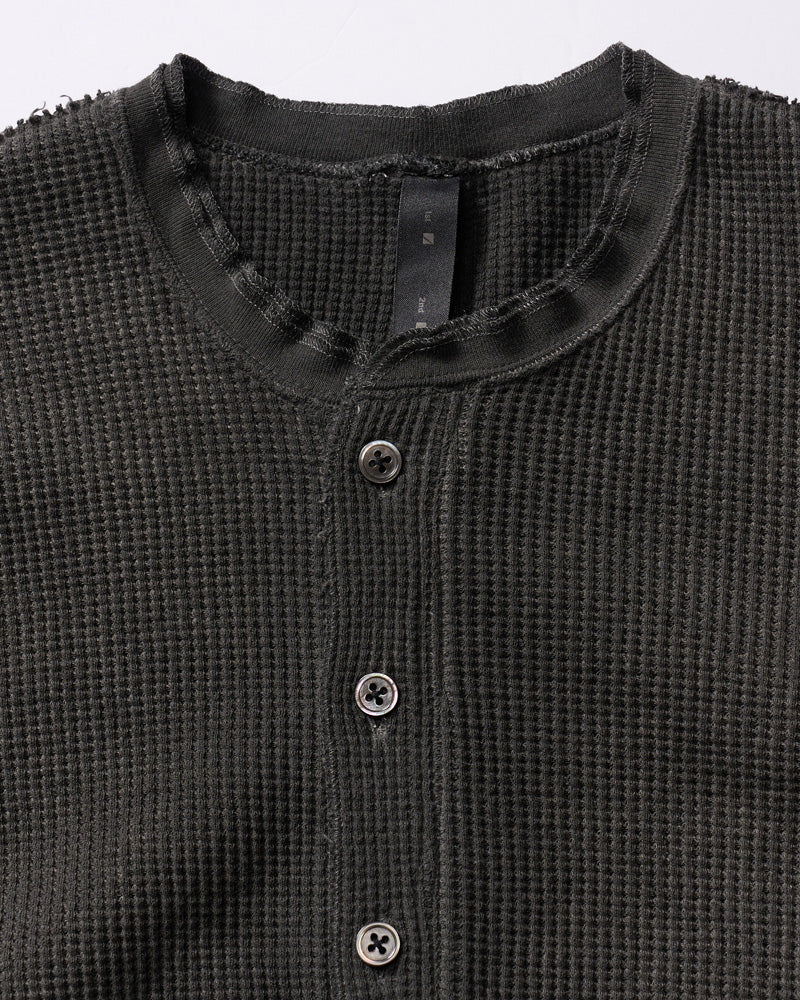 waffle henley L/S