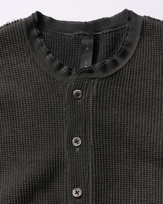 waffle henley L/S