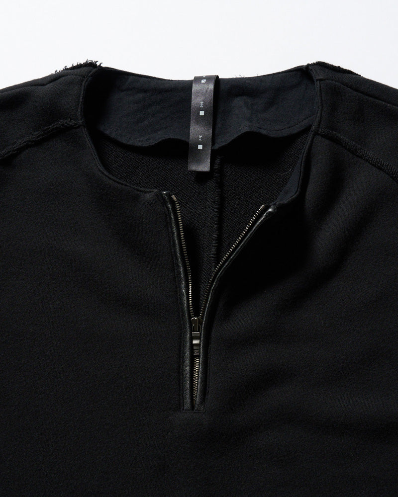 soft luxe urake half-zip sweatshirt