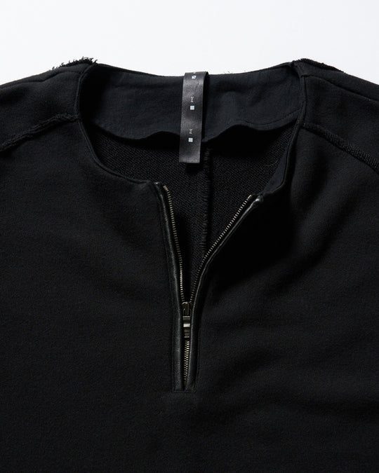 soft luxe urake half-zip sweatshirt