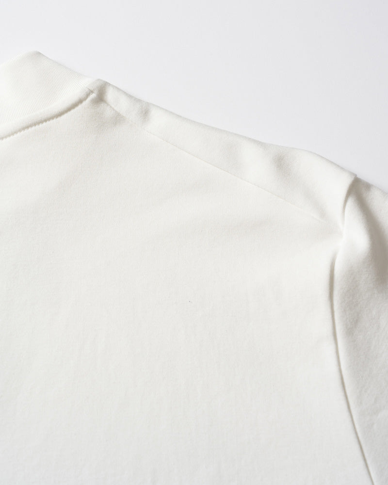luxury cotton mock neck S/S