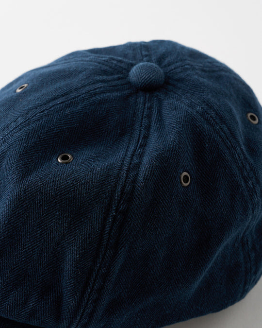 cotton linen herringbone aging B.B.cap