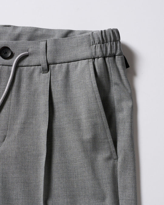 comfort pin-tuck slim slacks