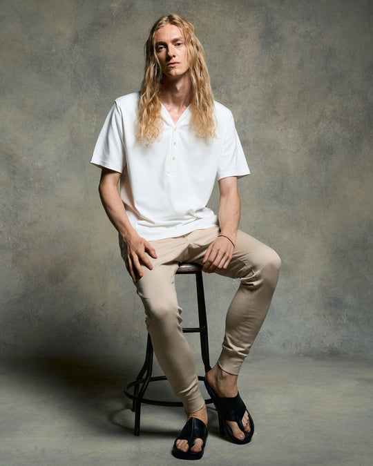 luxury cotton smart collar S/S