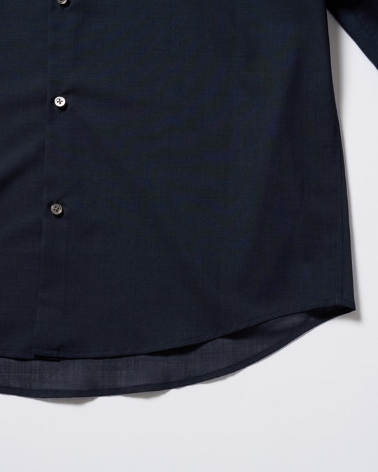 airy wool voile shirt
