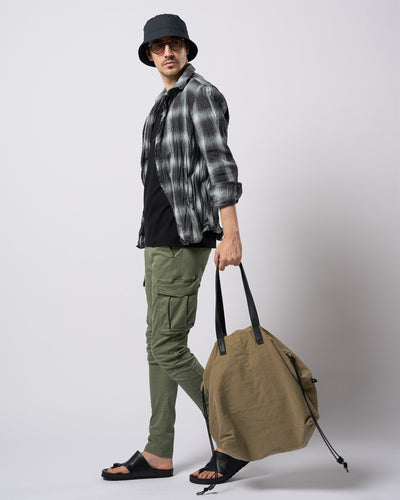 vintage drawstring tote bag