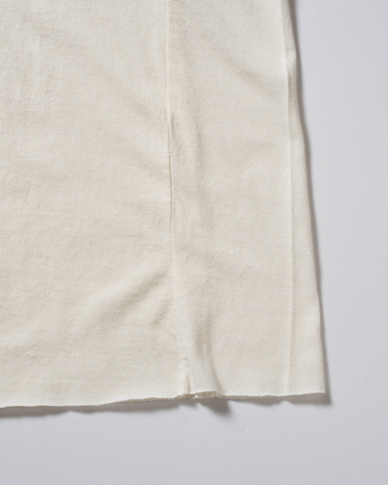 cut-off semi mock neck S/S
