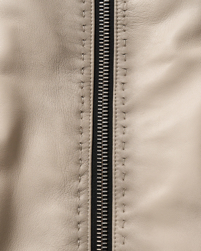 lamb leather bomber jacket