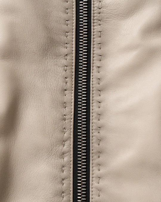 lamb leather bomber jacket