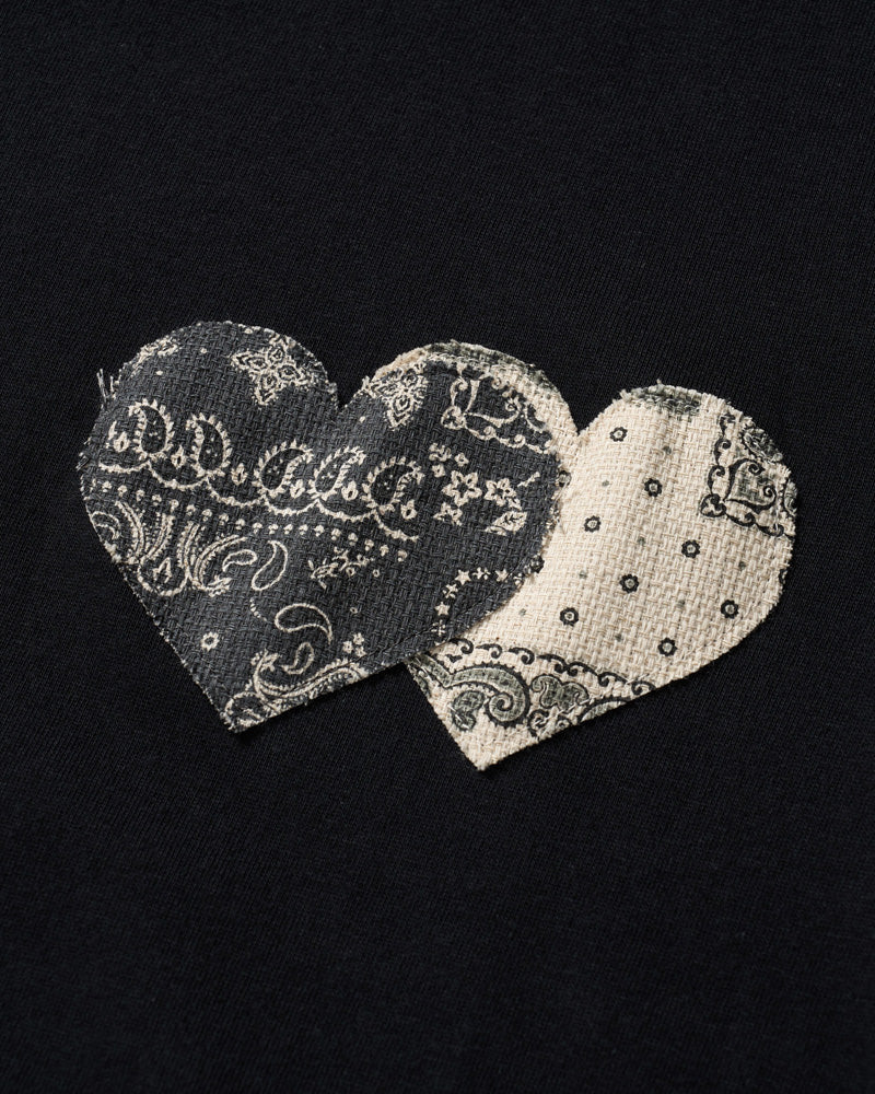 bandana panel heart T