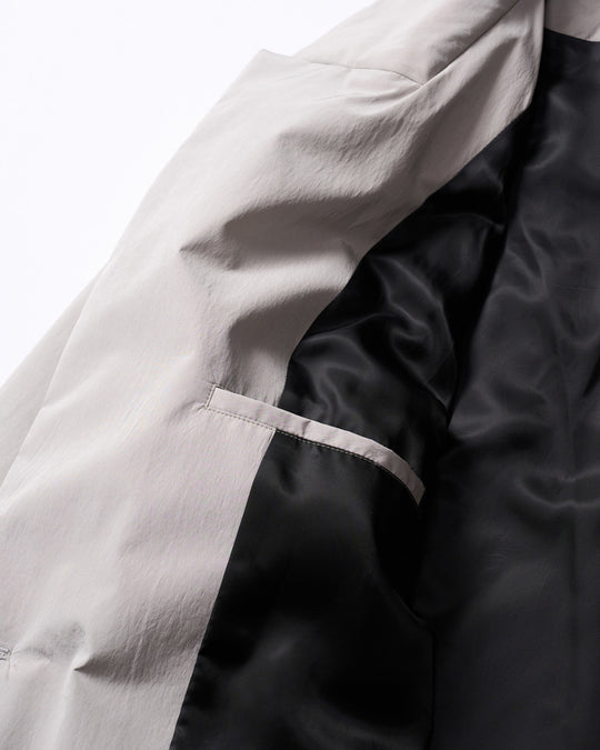 double breasted solid coat