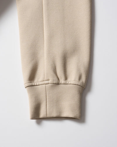 high neck zip-up parka