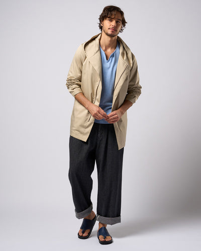 2-tuck wide trousers