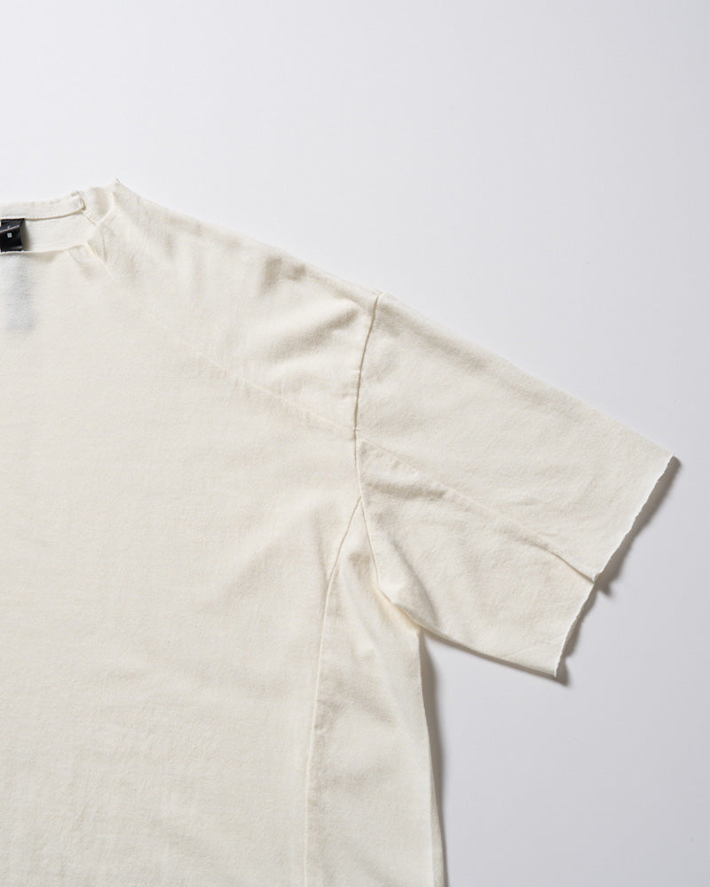 cut-off semi mock neck S/S