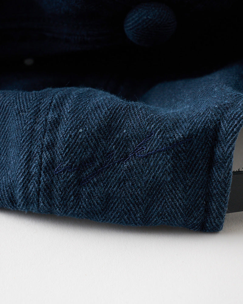 cotton linen herringbone aging B.B.cap