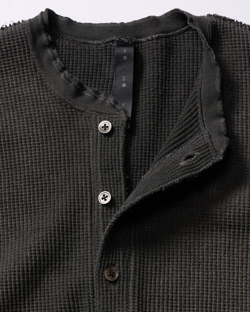 waffle henley L/S