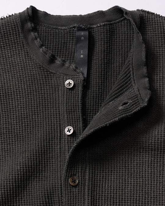 waffle henley L/S
