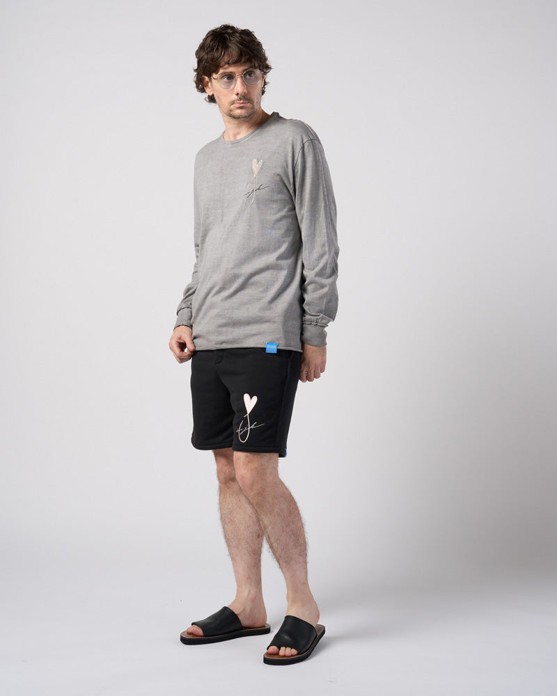 【Maison Honoré Paris × wjk】heart fish dry french terry shorts