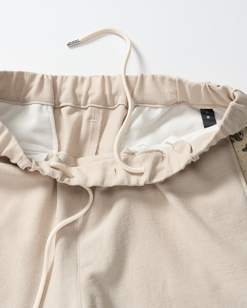 bandana print panel shorts