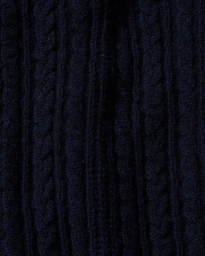 lomond×powder zip-up knit