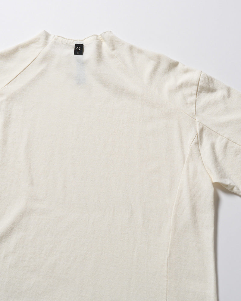 cut-off semi mock neck S/S