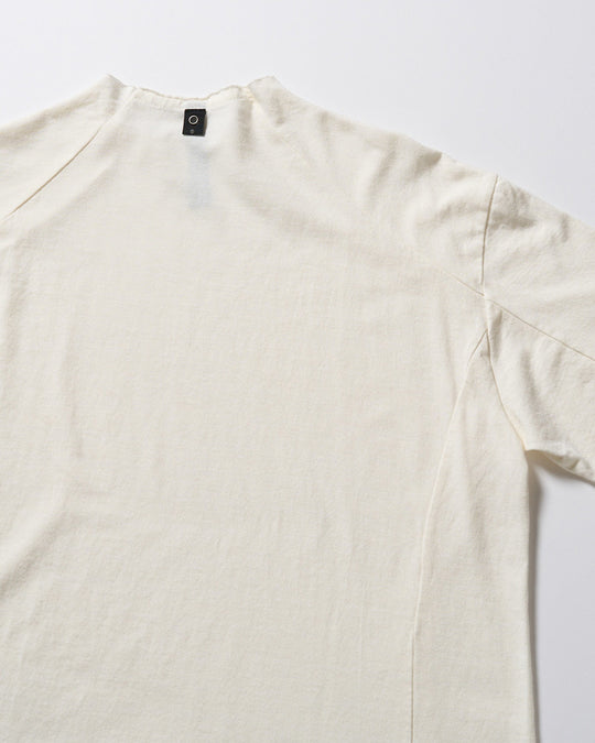 cut-off semi mock neck S/S