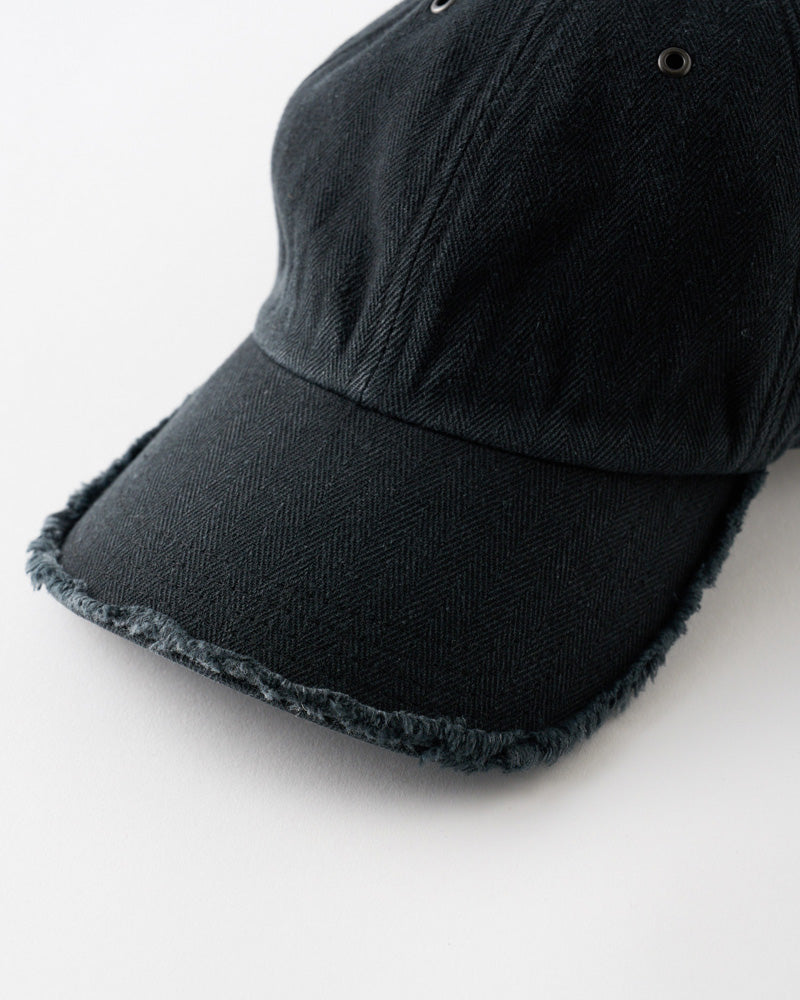 cotton linen herringbone aging B.B.cap