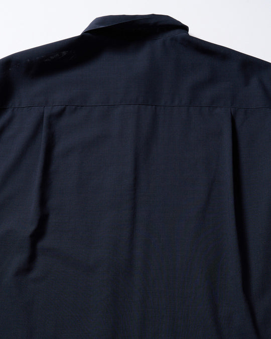 airy wool voile shirt