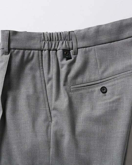 comfort pin-tuck slim slacks