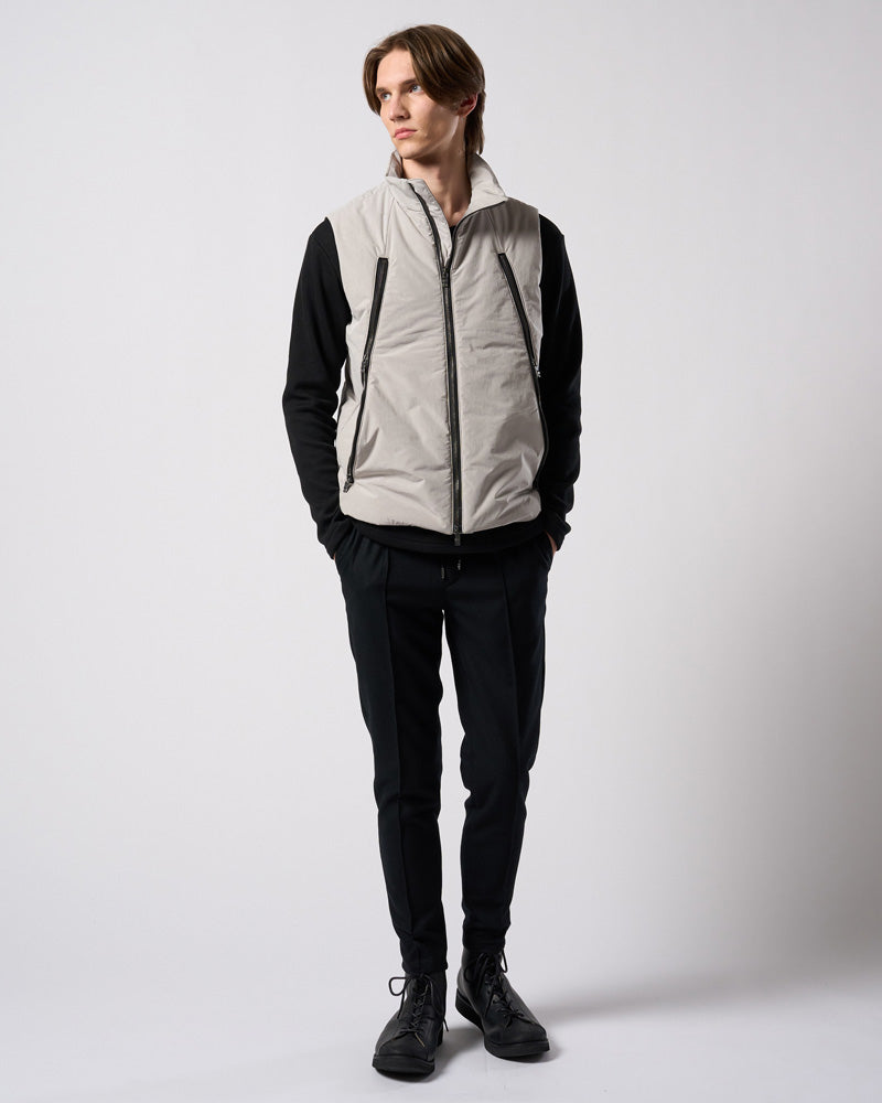 comfort pin-tuck slim slacks