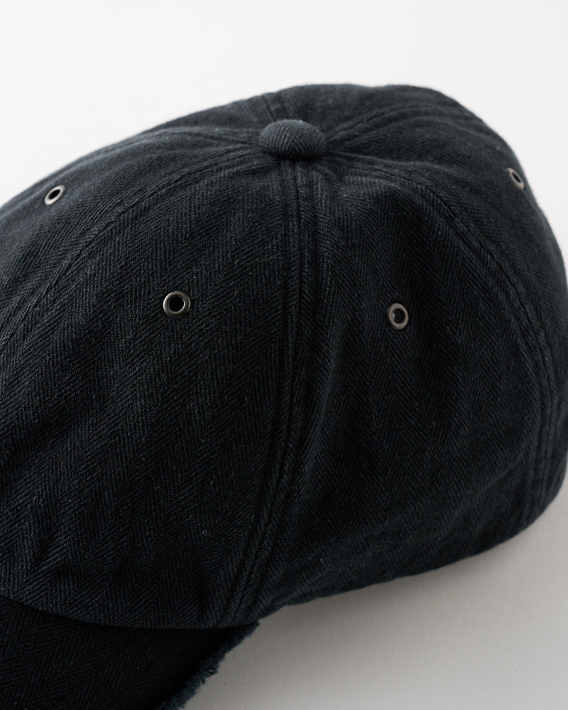cotton linen herringbone aging B.B.cap