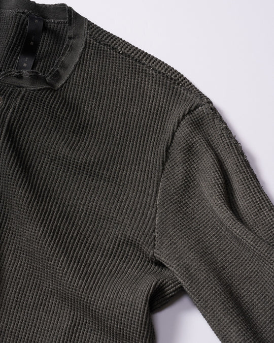 waffle henley L/S