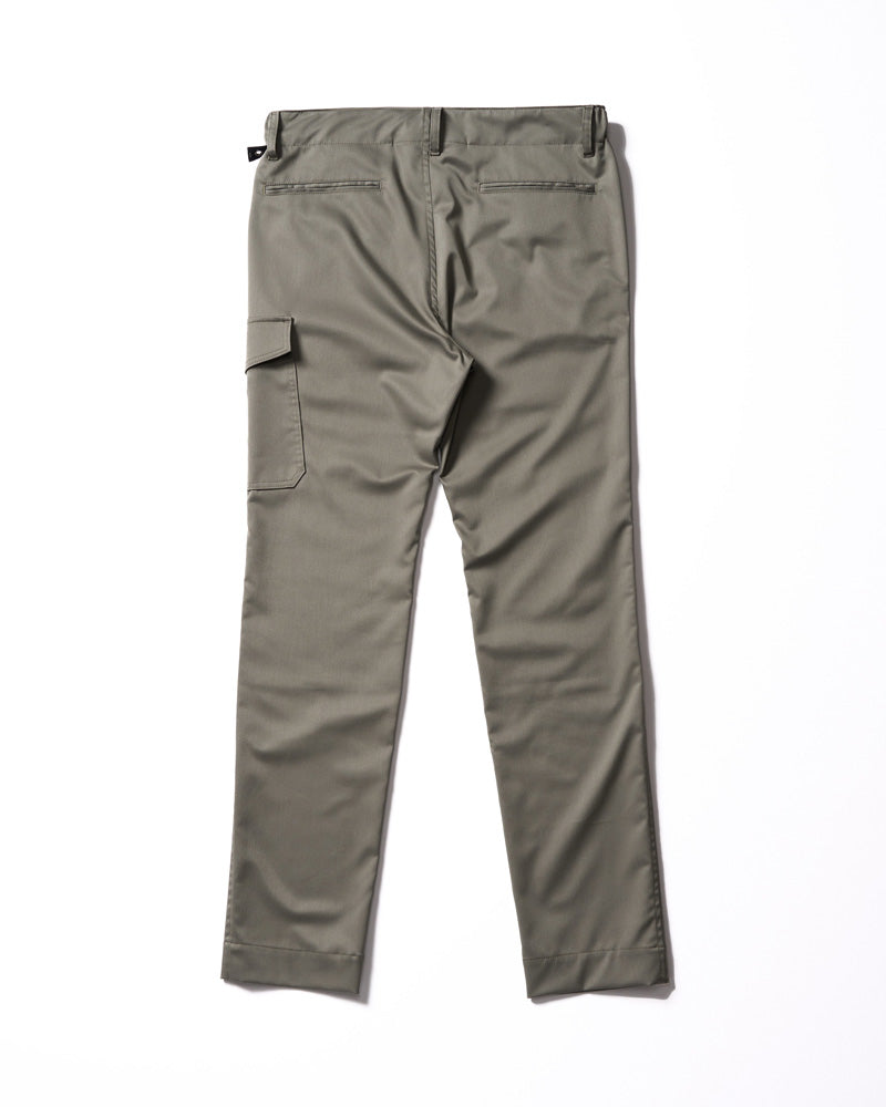fine satin slim cargo