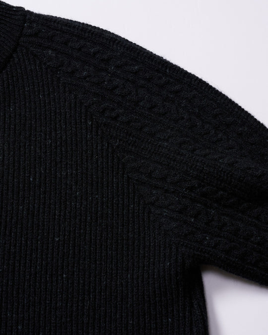 lomond×powder zip-up knit