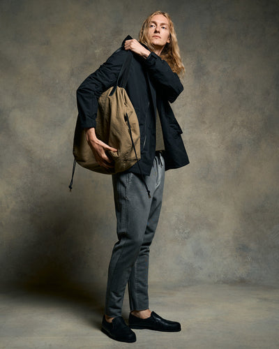 vintage drawstring tote bag