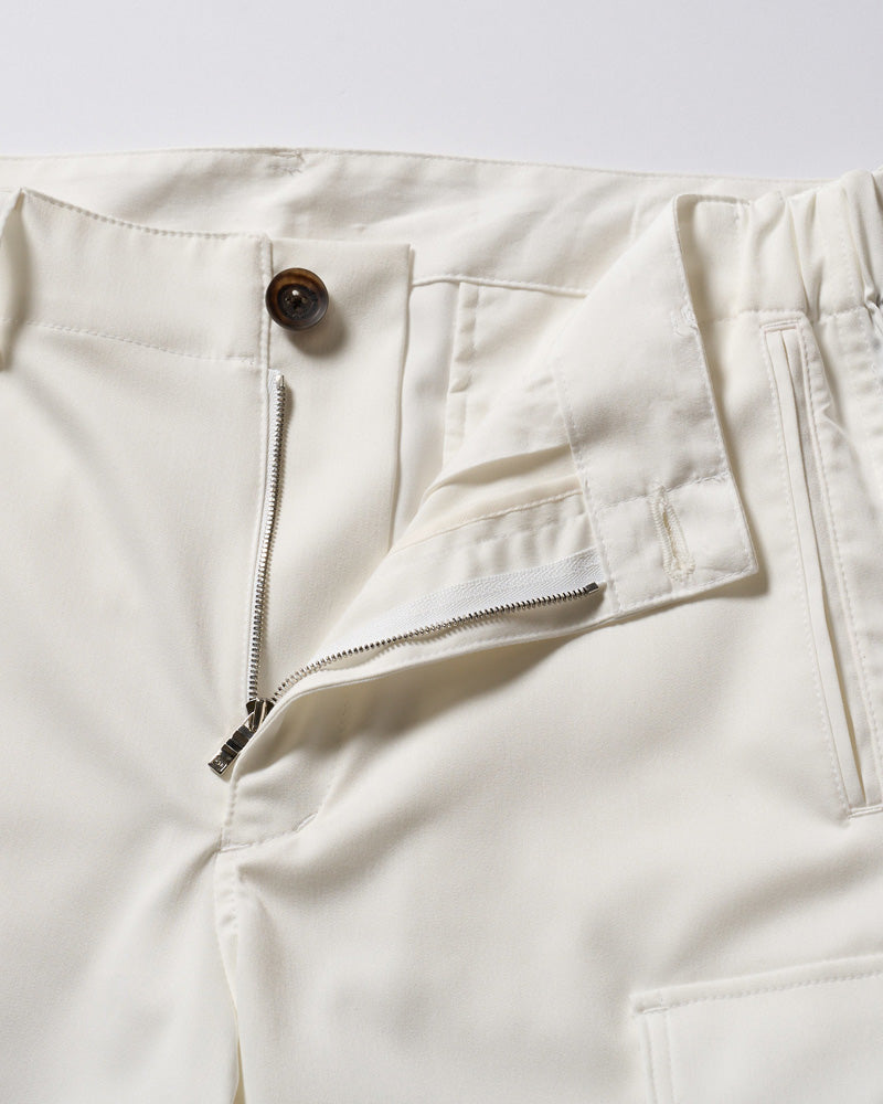 fine satin slim cargo